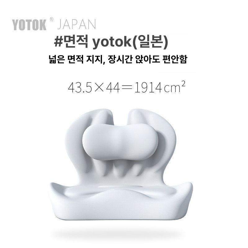요추 편한 허리 쿠션 방석 차량 의자 등받이 목 운전석 목디스크 받침대 - 상세 이미지 3