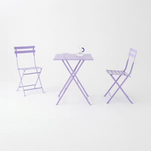 몰튼 2인세트 접이식 빈티지테이블 600 솔직 후기 | 실제 배치 사진 포함 - 상품 이미지 2