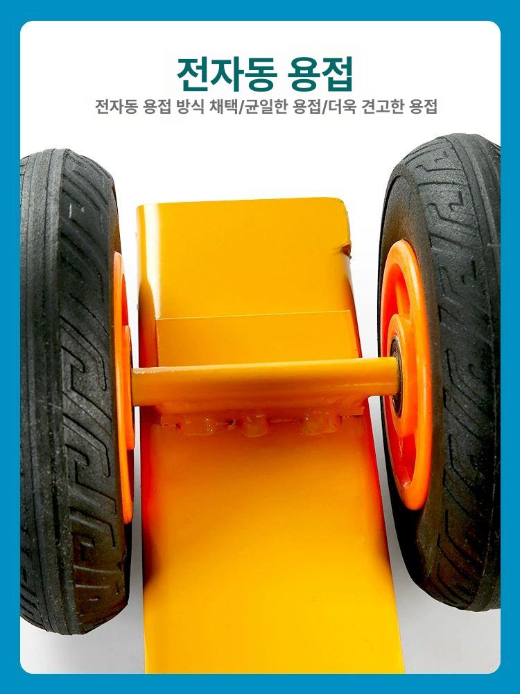 유리 대차 대리석 운반 트롤리 끌차 이동식 핸드카 타일 석판 운송 - 상세 이미지 5