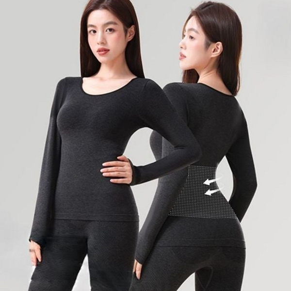 기능성 여성 보온 이너웨어 라운드 여성 내복 상하의 - 상품 이미지