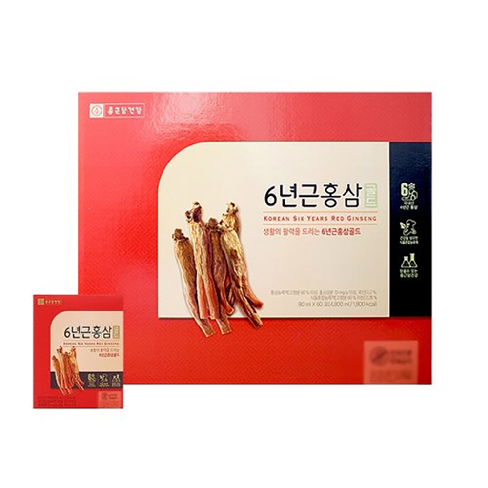 VT-HY 종근당건강 6년근 홍삼골드 80mlx60포 - 상품 이미지