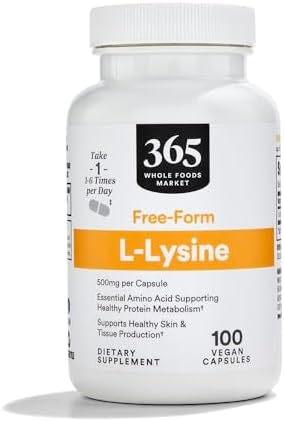 L 라이신 500mg 식물성 캡슐 100정 2팩 365 홀푸드마켓 이미지 8