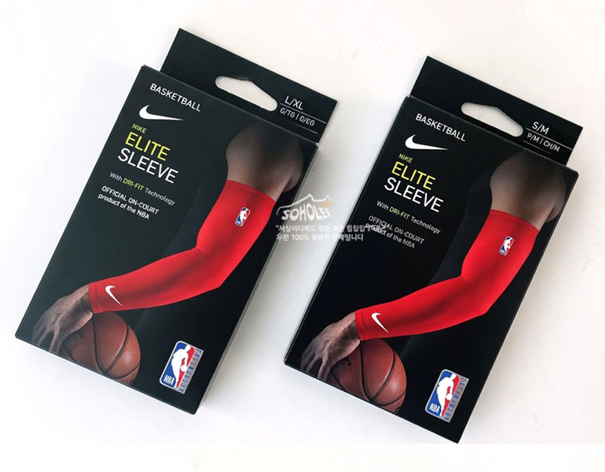 나이키 NBA 엘리트 슈팅 암 슬리브 NB3003-610 / 010 / 101 바스켓볼 팔토시 (레드만 남아있습니다.) - 상세 이미지 5
