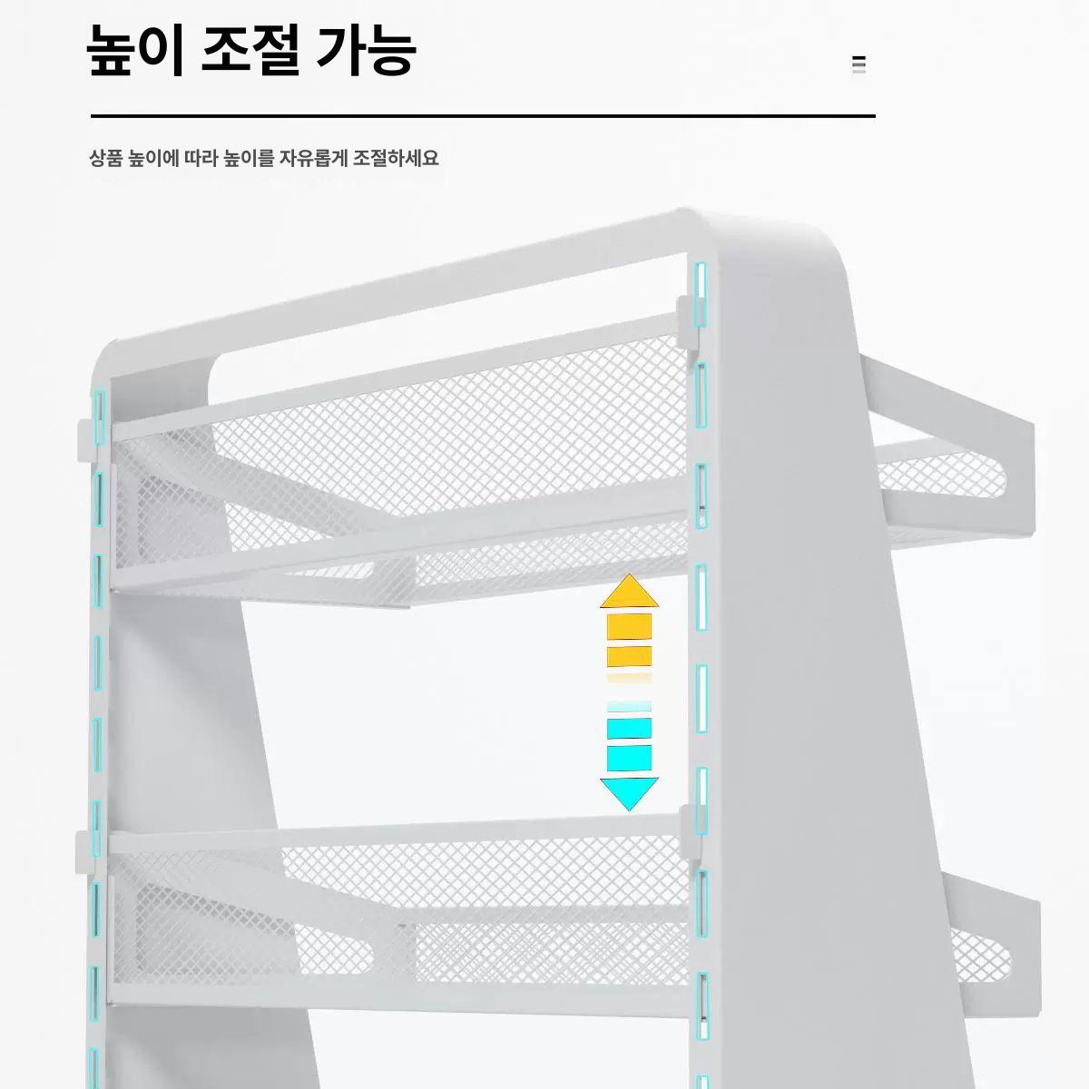 pc방 탁상 진열대 편의점 블랙 과자 선반 마트 계산대 거치대 철제 팬트리 펜트리 매대 - 상세 이미지 3