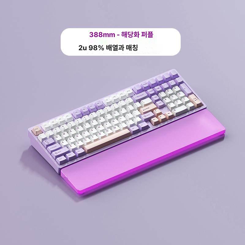아크릴 손목 받침대 키보드 패드 악세사리 미스트화이트 388x80x15mm - 상세 이미지 2