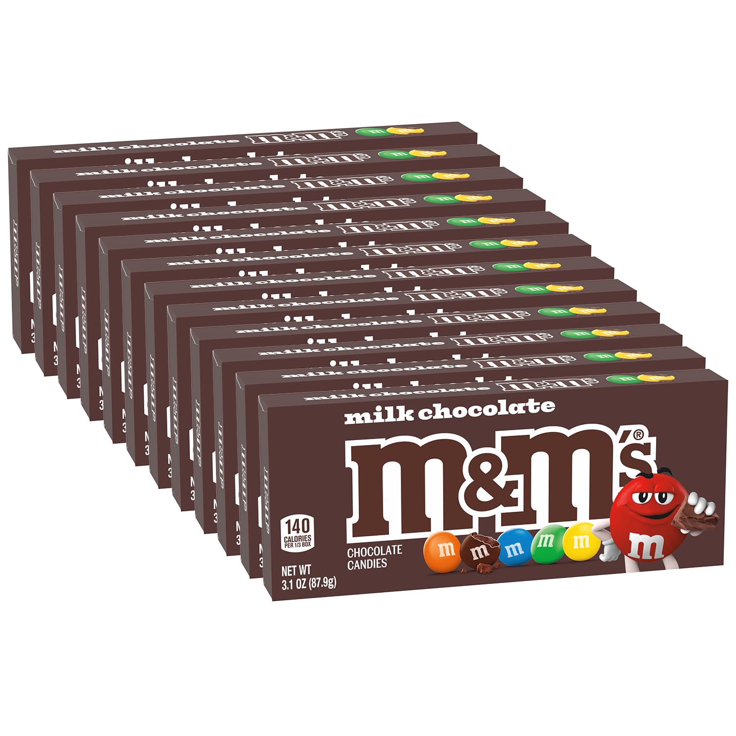 엠앤엠즈 밀크 초콜릿 캔디 1.1kg 12개입 - 상품 이미지