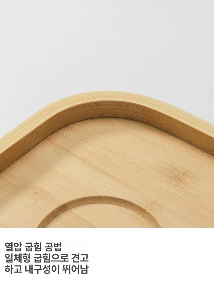 침대머리선반 침실 원목 프로젝터 수납선반 라탄 캐비닛 북유럽 옆 옆선반 협탁 - 상세 이미지 4