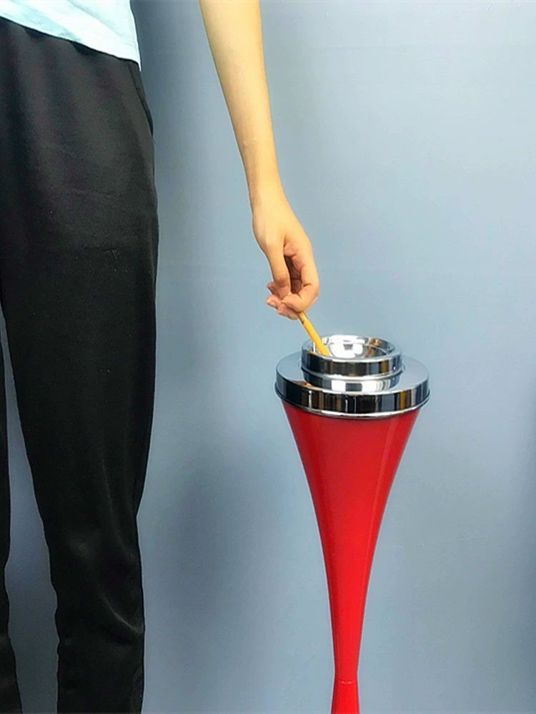 업소용 재떨이 스탠드 롱 흡연실 대형 꽁초 수거함 스탠딩 부스 업소 실외용 흡연구역 담배 - 상세 이미지 3