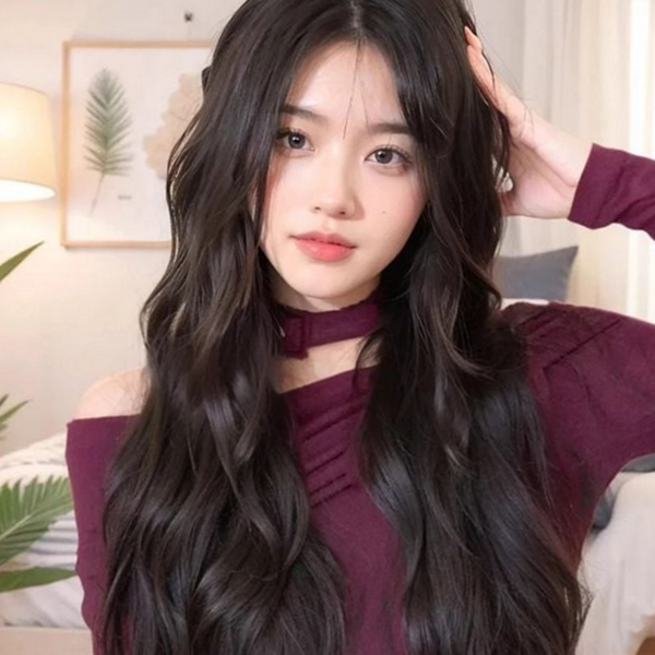 고열사 여성 통가발 물결 여성 웨이브 전체 패션 - 상품 이미지