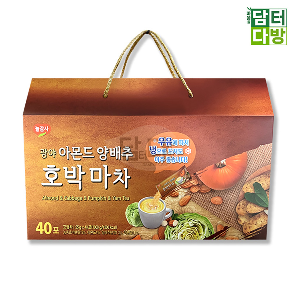 (무배) 광야식품 아몬드 양배추 호박 마차 40스틱 - 상품 이미지