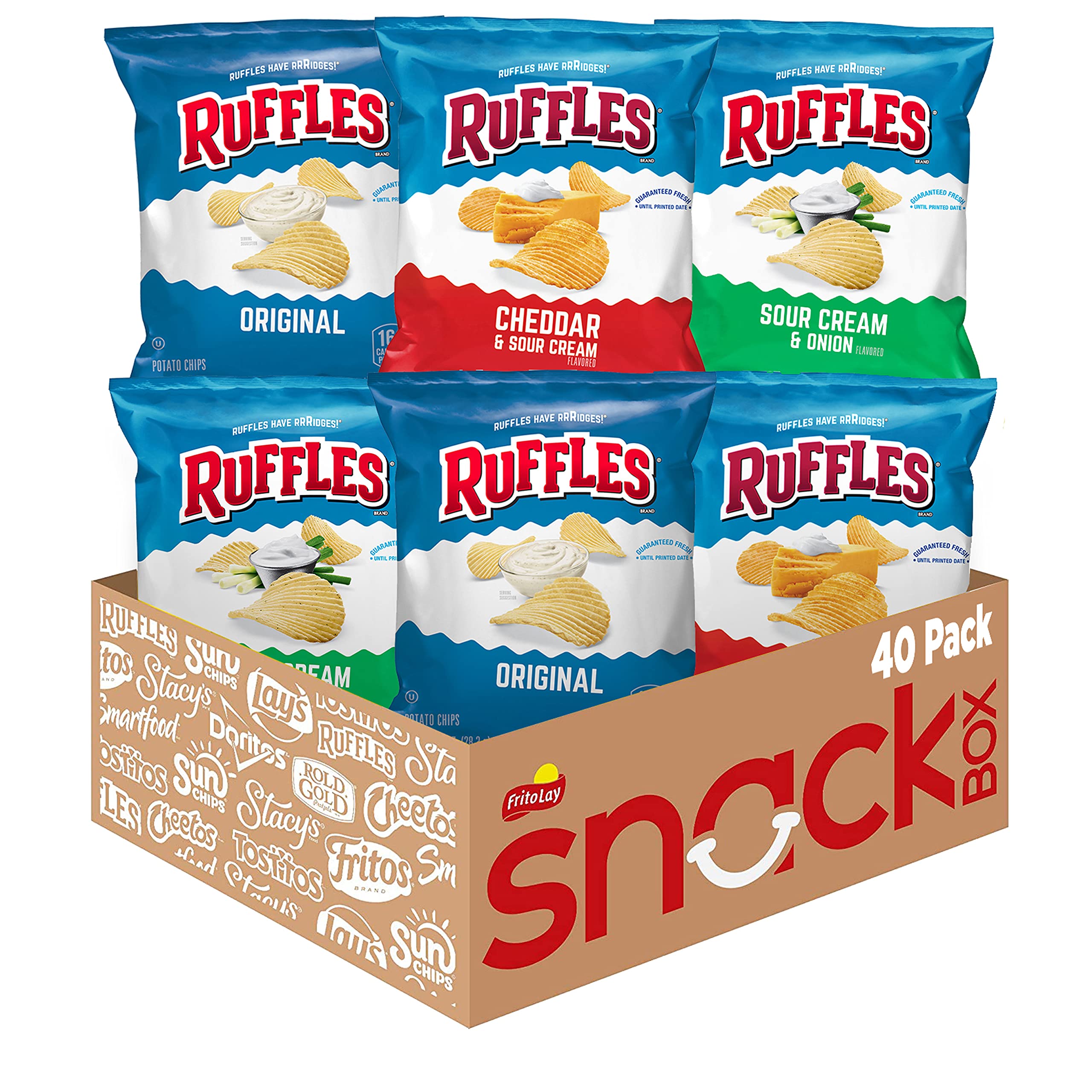Ruffles 포테이토칩 40개입 - 상품 이미지