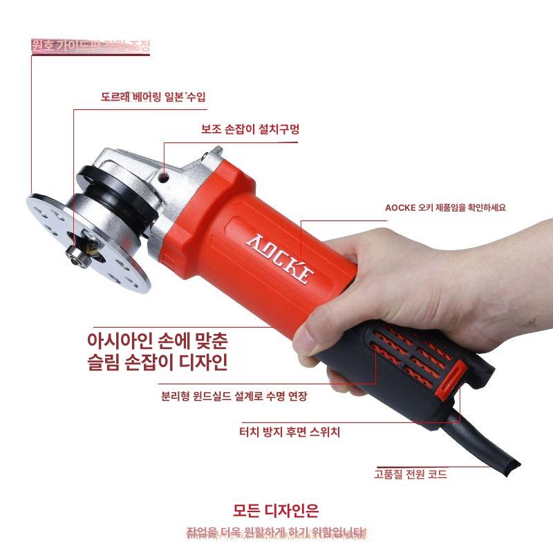 곡선 기계 그라인더 면취기 공압 직선 핸드 - 상세 이미지 4