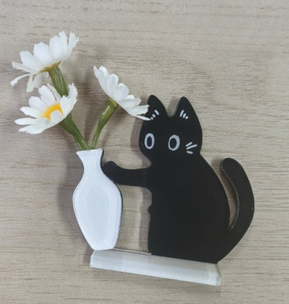 고양이 수염 보관 수집 화분 행운의 수염 소장 꽂이 통 수납함 보관함 - 상세 이미지 4