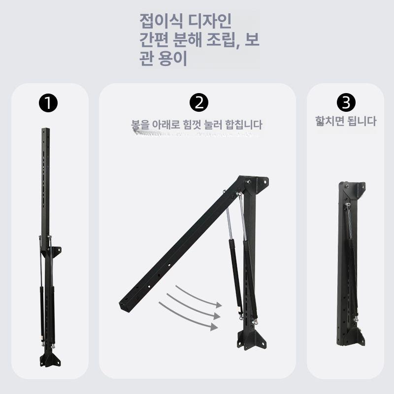 농구 슛 훈련 개인훈련 리턴 장비 컨트롤 연습 고무볼 고정 벽걸이 - 상세 이미지 2