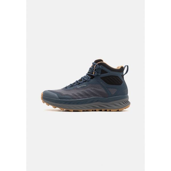 로바 포럭스 고어텍스 메쉬 방수 남성 트레킹화 네이비듄 navy/dune/dark blue - 상품 이미지