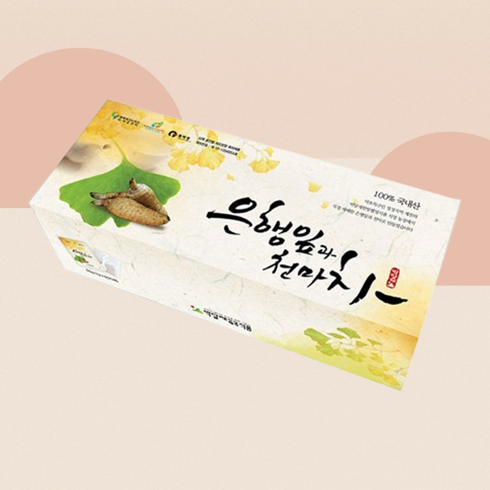 은행잎 과 천마차 1박스 50봉 티백 한방차 허브티 - 상품 이미지