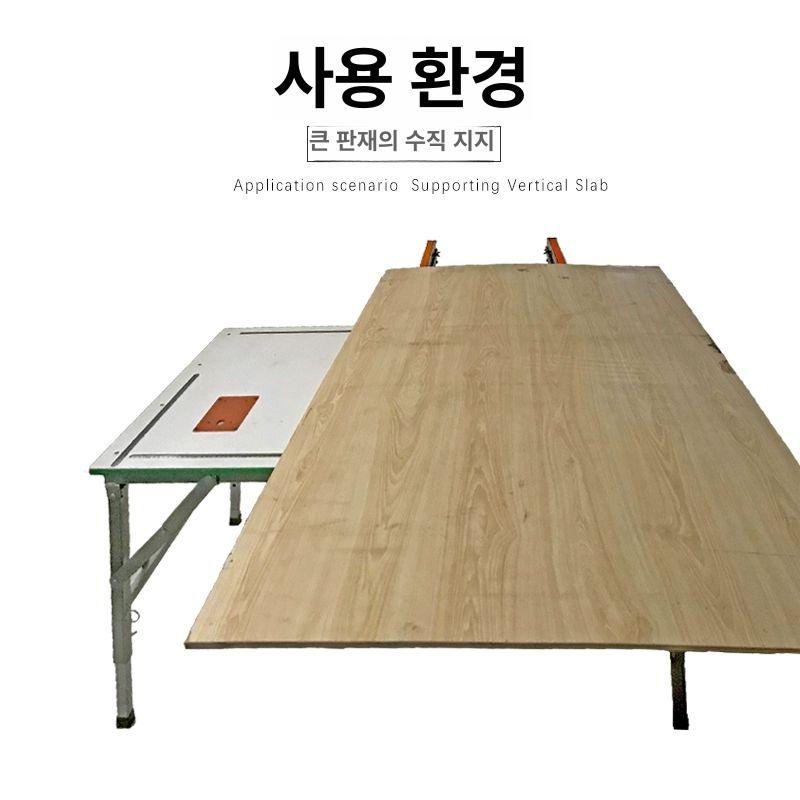 보조 롤러받침대 목공 지지대 작업대 높이조절 레일대 절단기 스탠드 워크벤치 - 상세 이미지 4