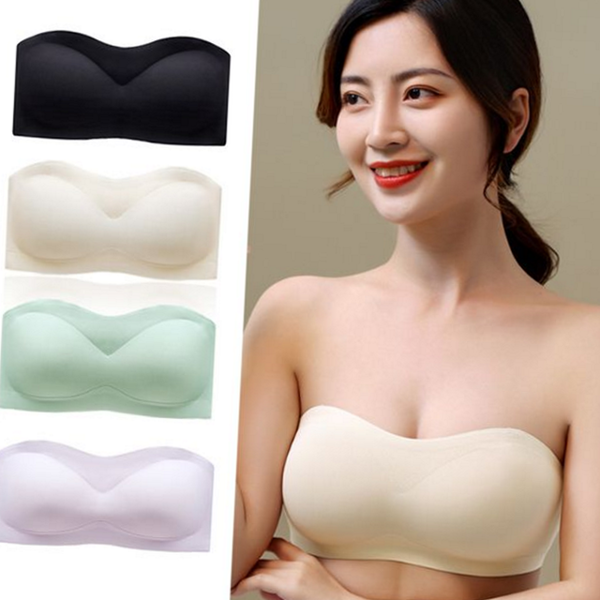 기본 여성 튜브 탑 브라 노와이어 여성 심리스 브라 무봉제 - 상품 이미지