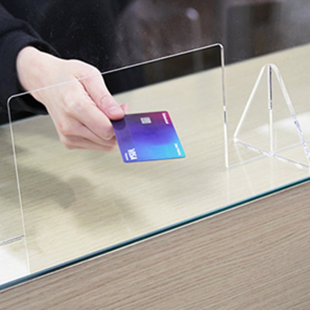 인기픽 투명 아크릴 가림막 전시용아크릴케이스 투명가림판 사무실유리칸막이 - 상품 이미지