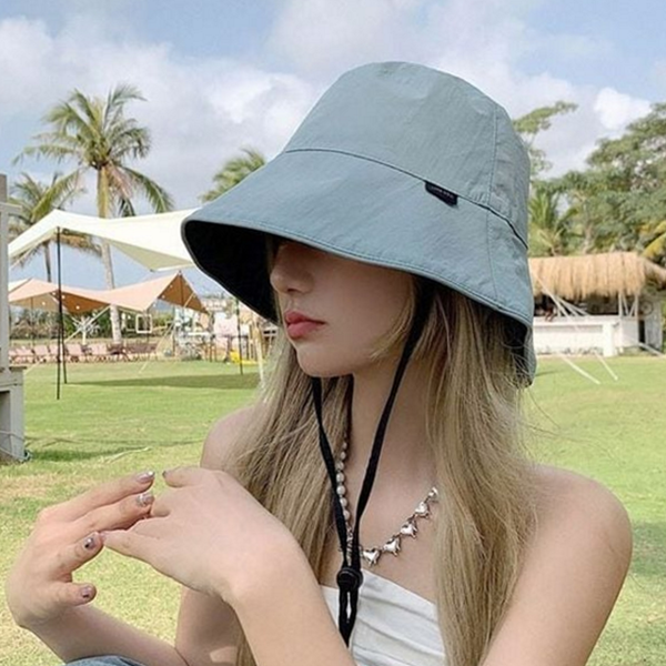 베이직 여성 벙거지 모자 리버서블 여성 버킷 햇 데일리 양면 - 상품 이미지