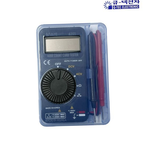 휴대용 포켓 테스터기 디지털 멀티 테스터기 전기 회로 - 상품 이미지