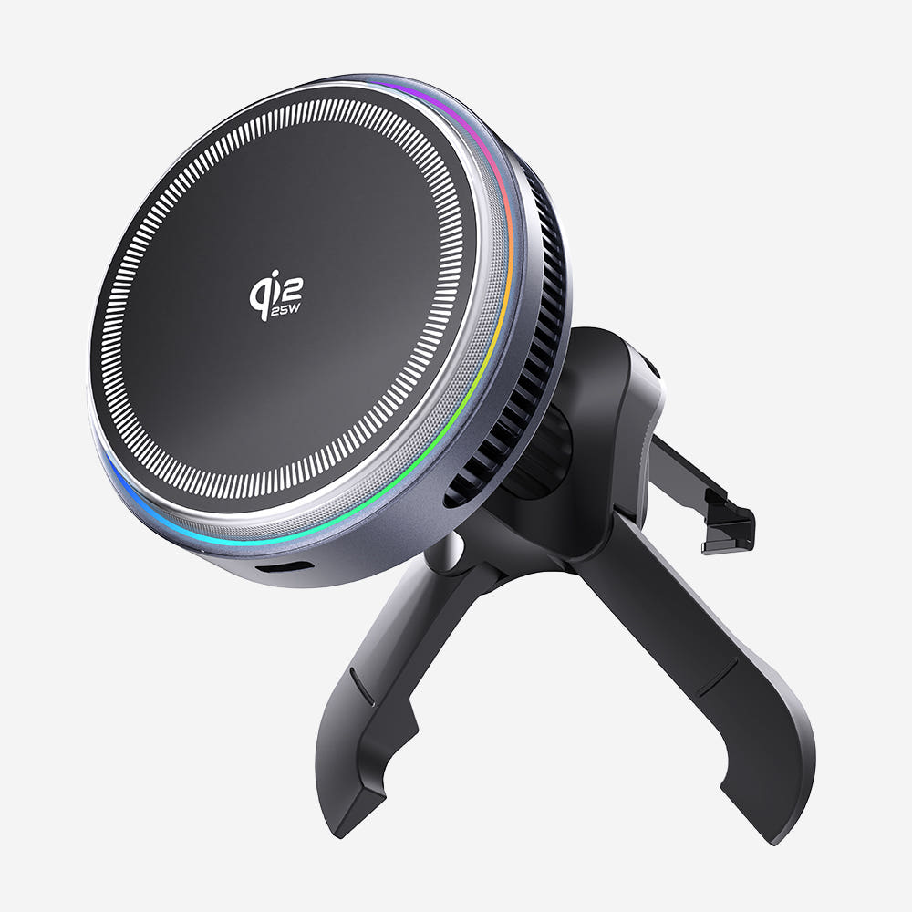 Qi2 25W 차량용 맥세이프 거치대 무선 충전기 QC110 가격 비교 아트뮤 Qi2 25W 차량용 맥세이프 거치대 무선 충전기 QC110