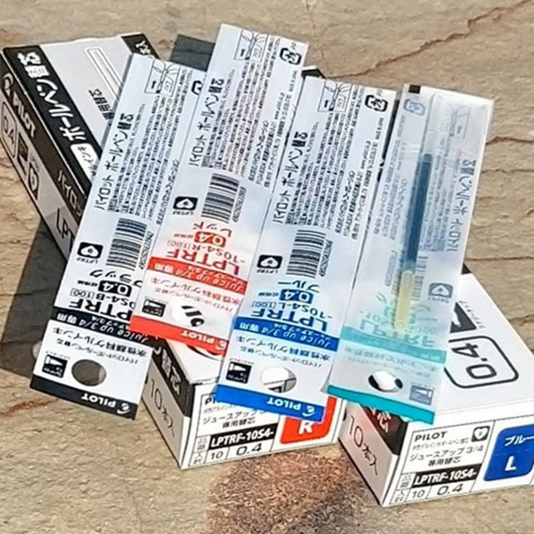 0.4mm 젤 잉크 리필 심 3색 다색 - 상품 이미지