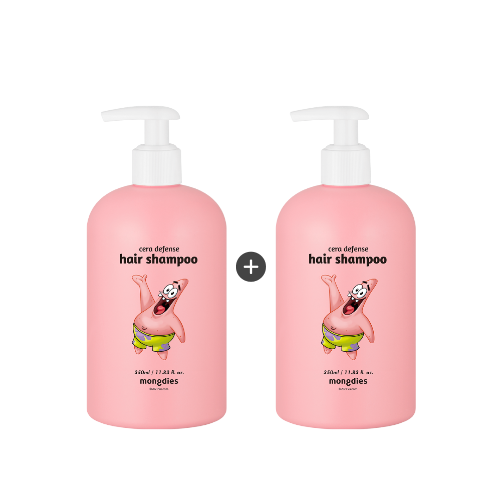 1+1 몽디에스 키즈 유아 어린이 염소제거 약산성 세라 디펜스 헤어샴푸 350ml 상품 이미지
