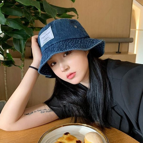 데일리버킷 남성 데님 버킷 햇 스타일리시 여성 데님 버킷 햇 - 상품 이미지