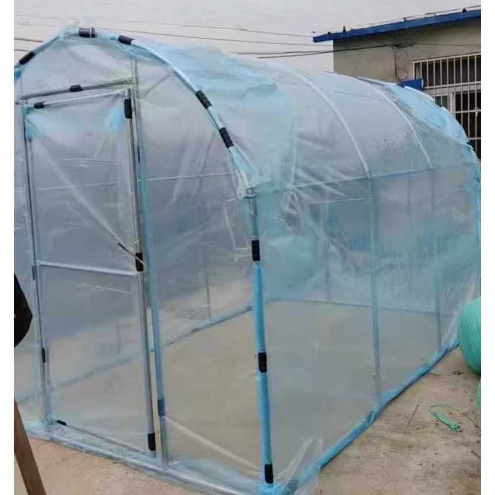 조립식 소형 비닐하우스 가정용 마당 야외 온실 프레임 2x3x2m - 상품 이미지