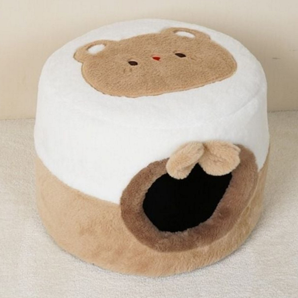 포근한 고양이 숨숨 집 텐트 고양이 집 조립식 하우스 이동식 - 상품 이미지