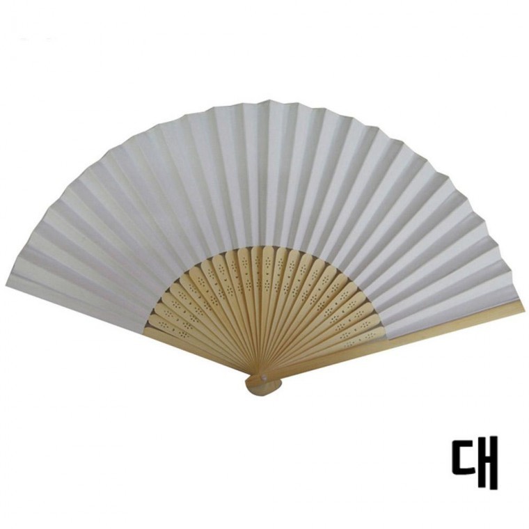 지니몰 종이부채 유니아트 (부채)합죽선 (대) 유치원 - 상품 이미지