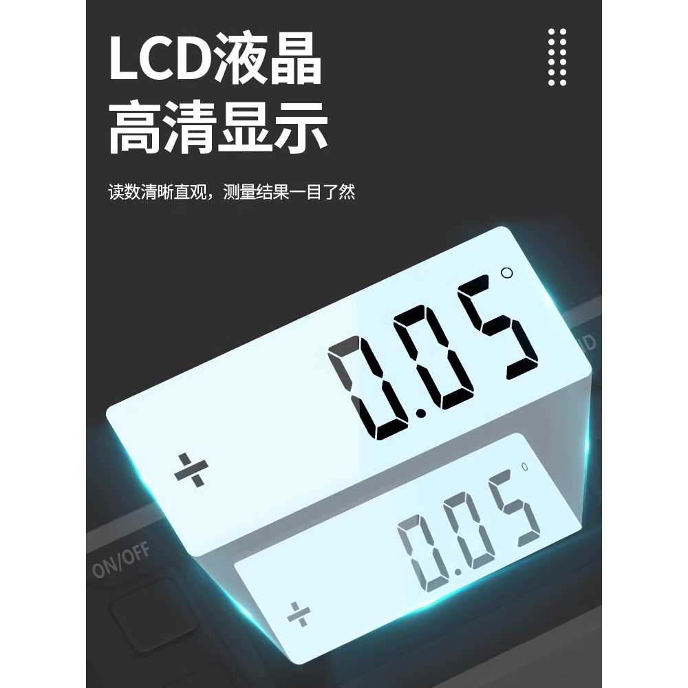 디지털 각도 측정기 고정밀 자기 각도계 수평 경사계 103 181-103 롱타입 클래식 - 상세 이미지 3