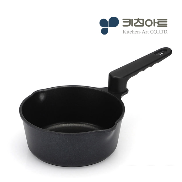 키친아트 인덕션 라면냄비 트리플팬 강화유리 뚜껑포함 16cm 국산 - 상세 이미지 2