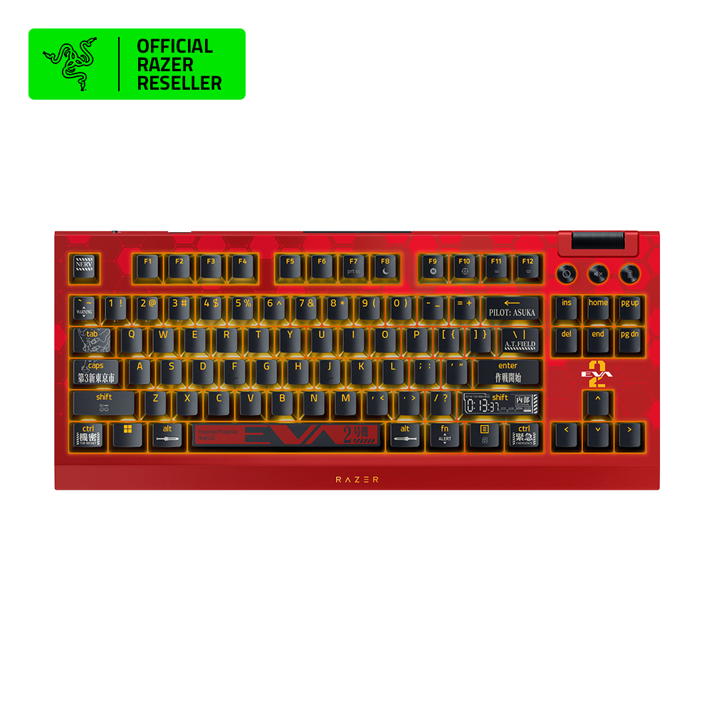레이저코리아 BlackWidow V4 TKL HyperSpeed 게이밍 키보드 에반게리온 에디션 - 상품 이미지