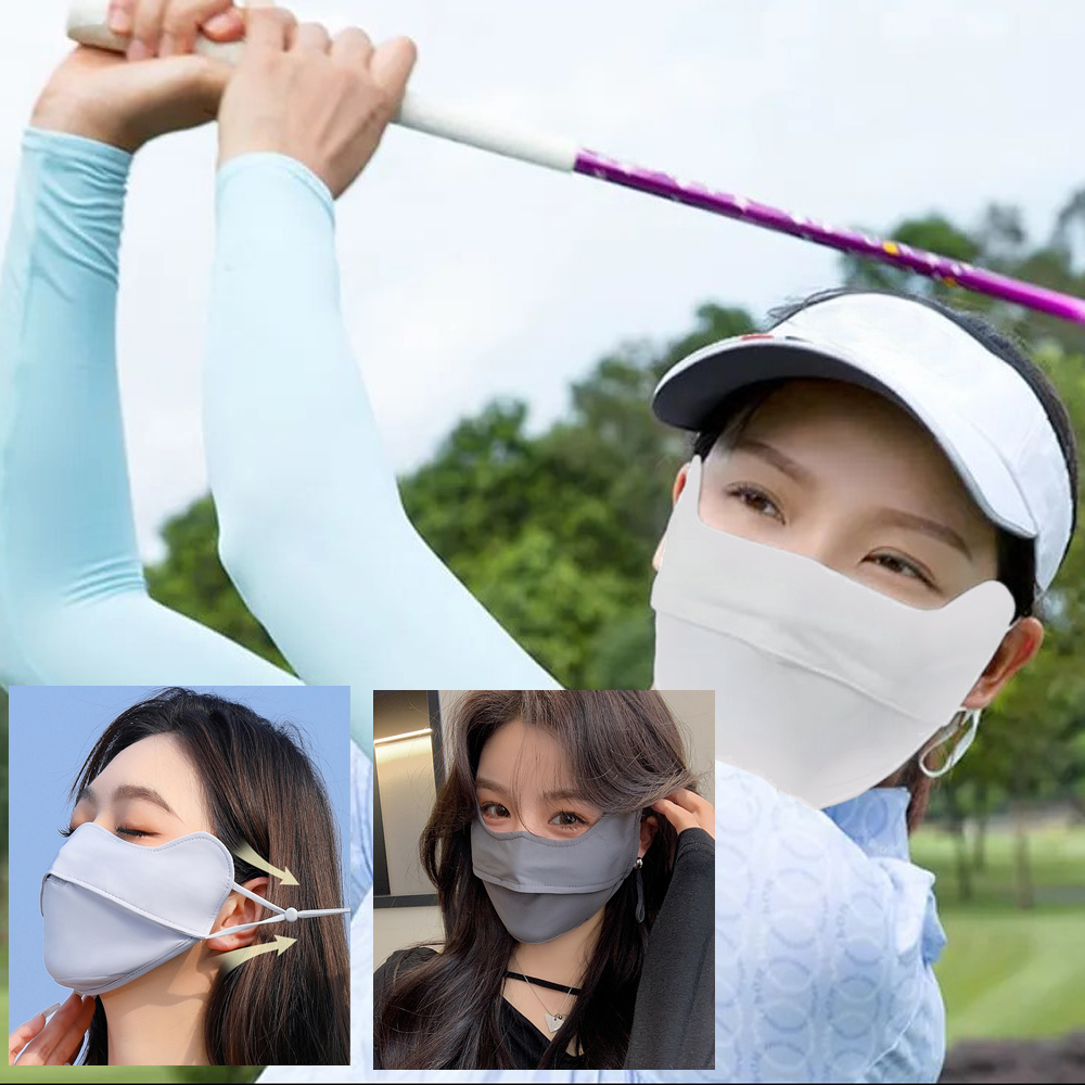 골프마스크 자외선차단 페이스 쿨마스크 얼굴전면커버 - 상품 이미지