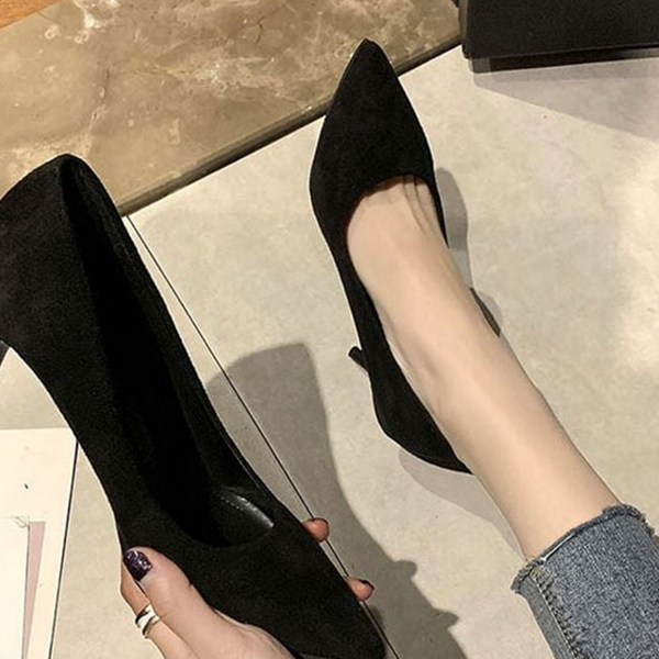 스틸레토 여성 구두 뾰족 정장구두 7cm 5cm 면접 기본 - 상품 이미지