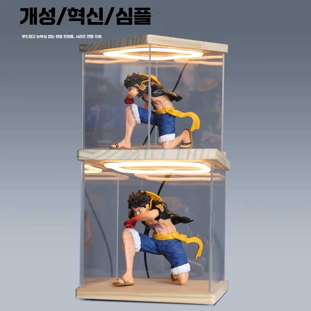 아크릴 피규어 케이스 수납 굿즈 가챠 정리 장식장 10x25x10 - 상세 이미지 4