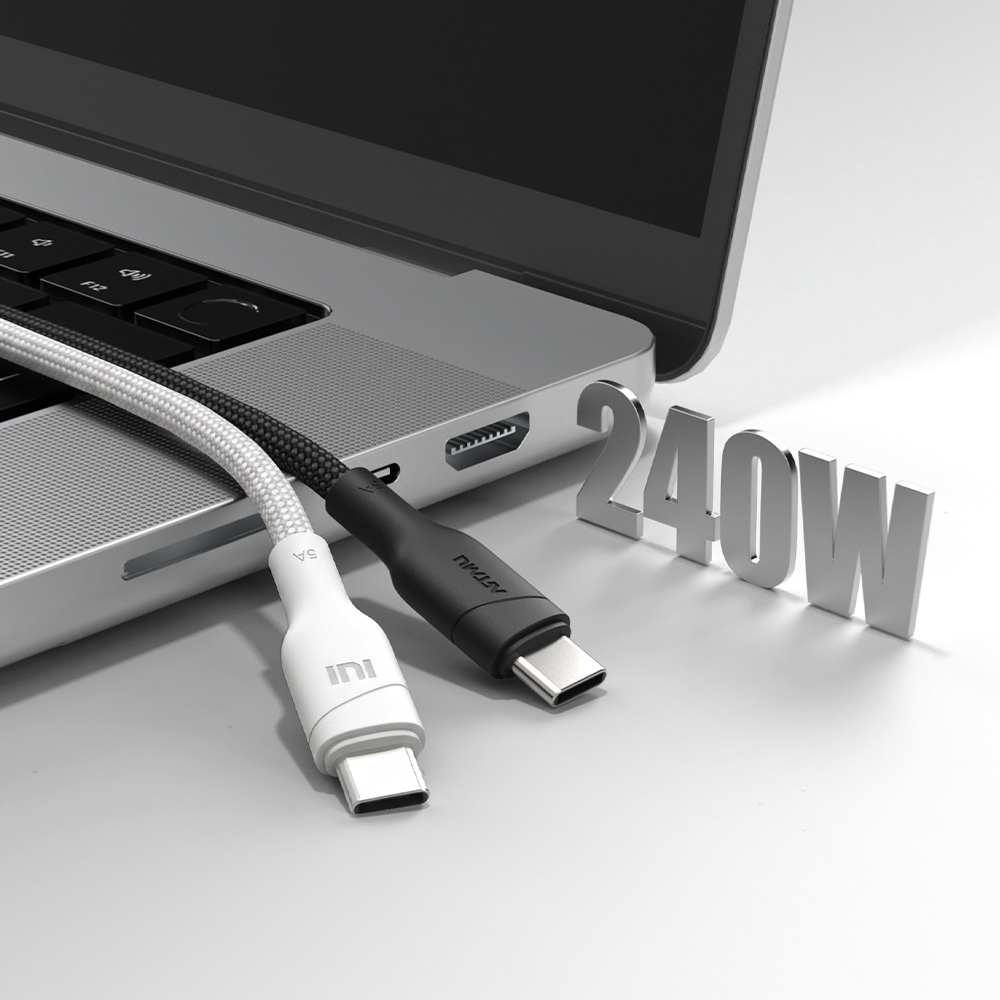 네오 C타입 to C 100W 240W 5A PD 고속충전 케이블 블랙, 1개, 2m 이미지 2