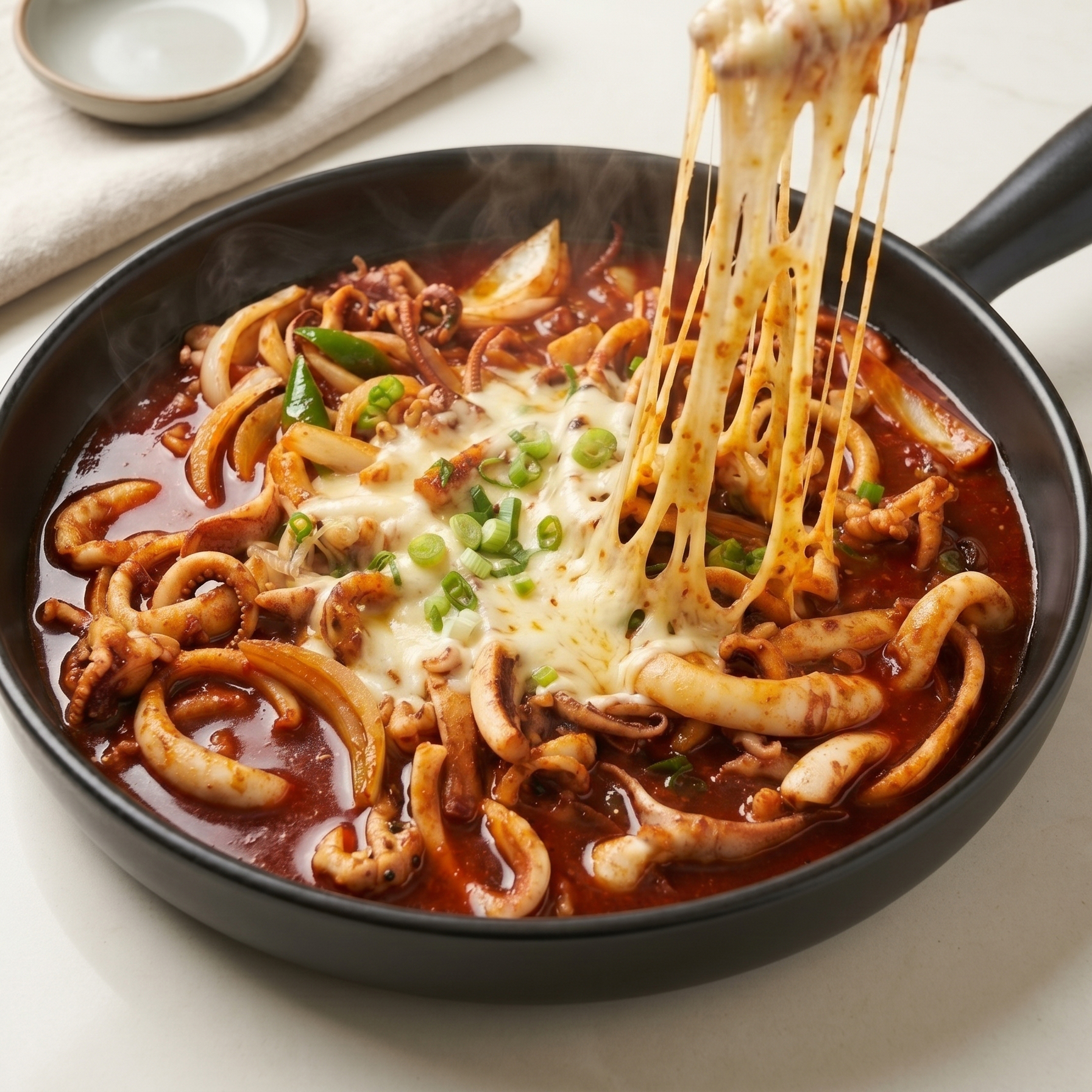 키치온 팔당 불오징어 매운 오징어 볶음 캠핑 음식 밀키트 매운맛, 420g, 2개 이미지 3