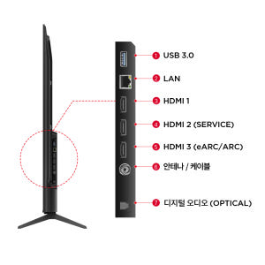 TCL 75P7L 4K QLED 구글 TV 상세 이미지 5
