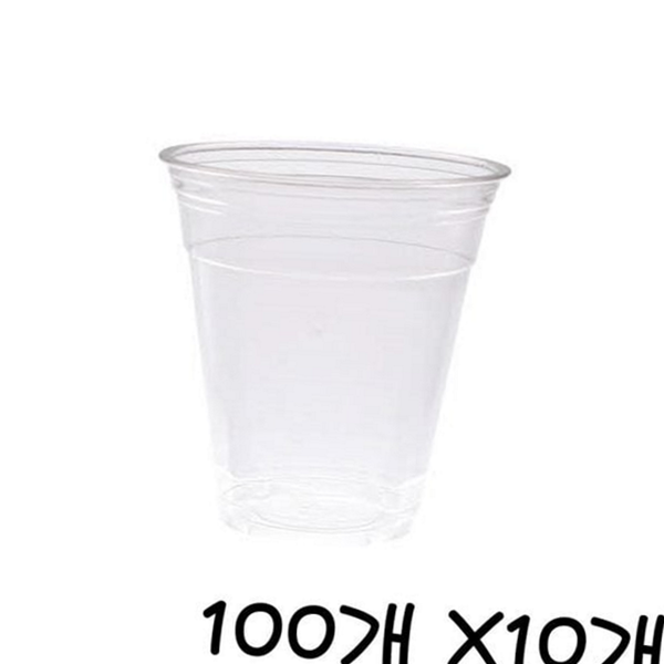 일회용 투명 컵 테이크아웃 플라스틱 컵 아이스 음료용 - 상품 이미지