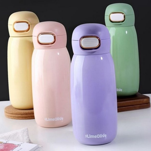 귀여운 우주인 보온병 휴대용 보냉병 데일리 350ml - 상품 이미지