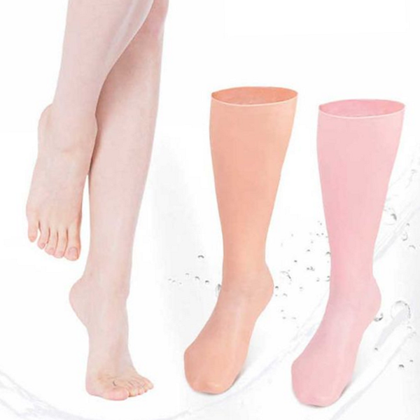 케어발 실리콘 발 양말 보호 발 보습 양말 덧신 피부 - 상품 이미지