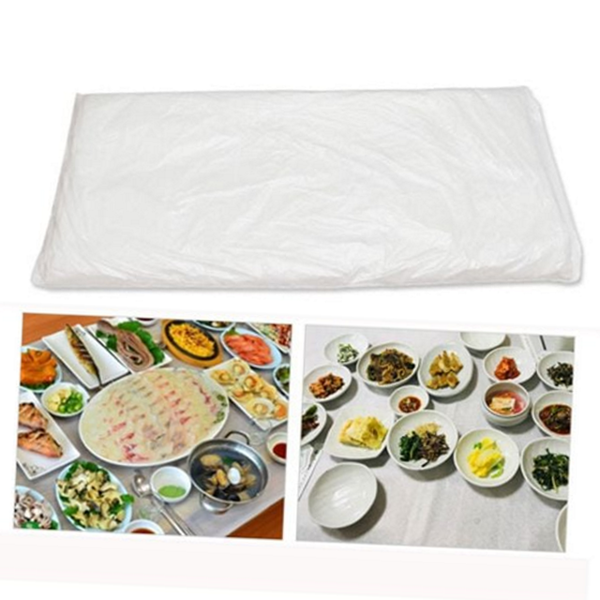 직사각형 일회용 식탁보 개별포장 일회용 테이블보 캠핑용 야외용 간편 비닐 - 상품 이미지