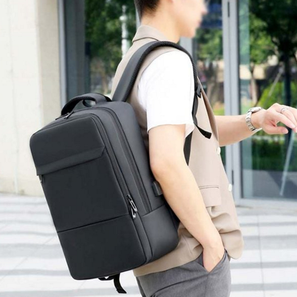 직장인 남성 백팩 비즈니스 백팩 노트북 사무용 가방 - 상품 이미지