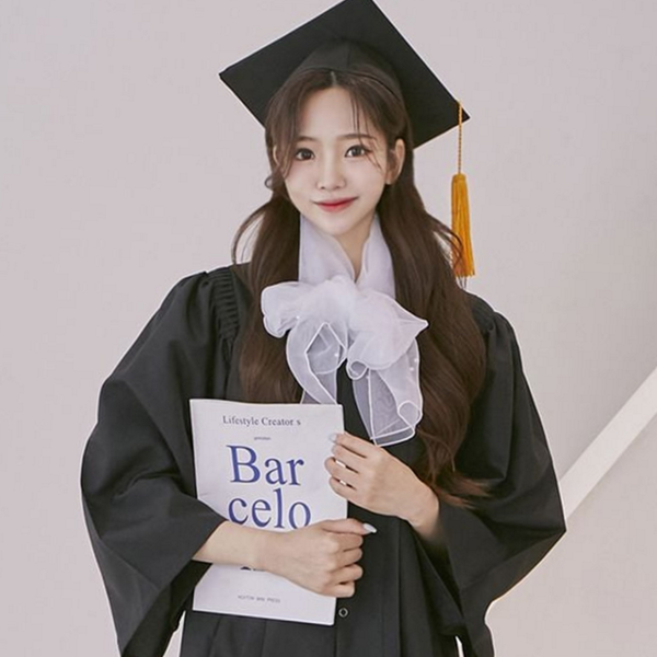 대학교 졸업 가운 여성학 학사복 스카프 학사모 - 상품 이미지