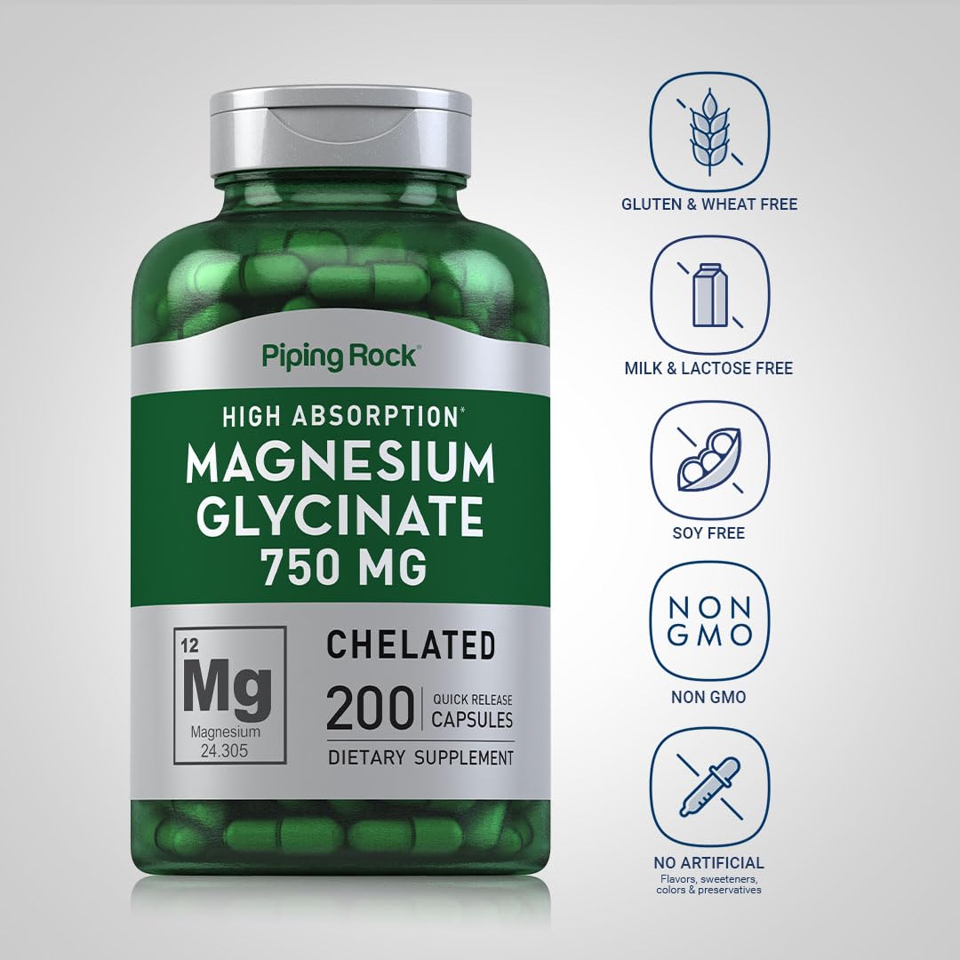 파이핑록 마그네슘 글리시네이트 750mg 200정 - 상세 이미지 3