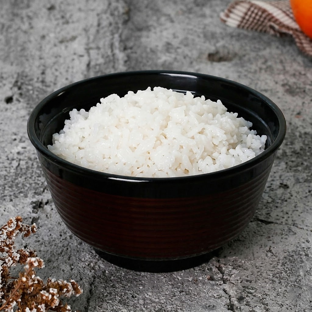 칠기 멜라민 장국 국물 그릇 작은 미니 밥그릇 밥공기 11.4cm, 자주돈부리 - 상품 이미지