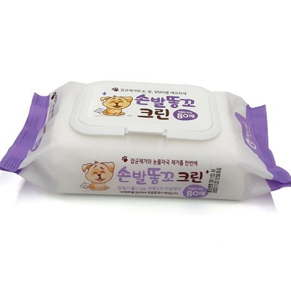 데일리티슈 애견 물티슈 고양이 반려동물 물티슈 강아지 청결 - 상품 이미지